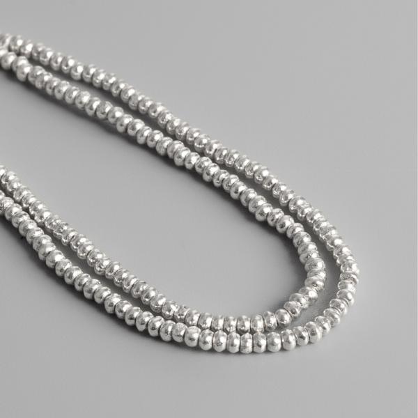 Minikor�lky 2x1,2mm Ag925 strieborn� 20ks