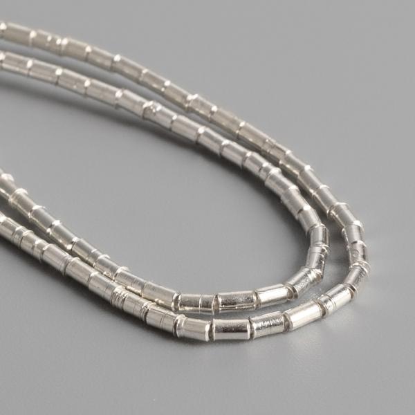 Minikor�lky 1,5x2mm Ag925 strieborn� 20ks