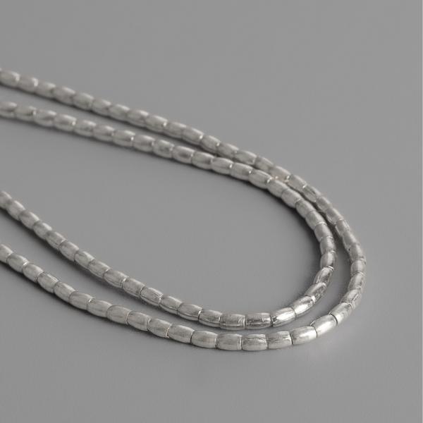 Minikor�lky 1,3x2mm Ag925 strieborn� 20ks