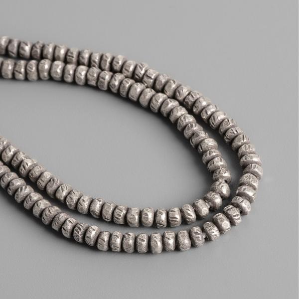 Minikor�lky 2,4x1,6mm Ag925 starostrieborn� 10ks