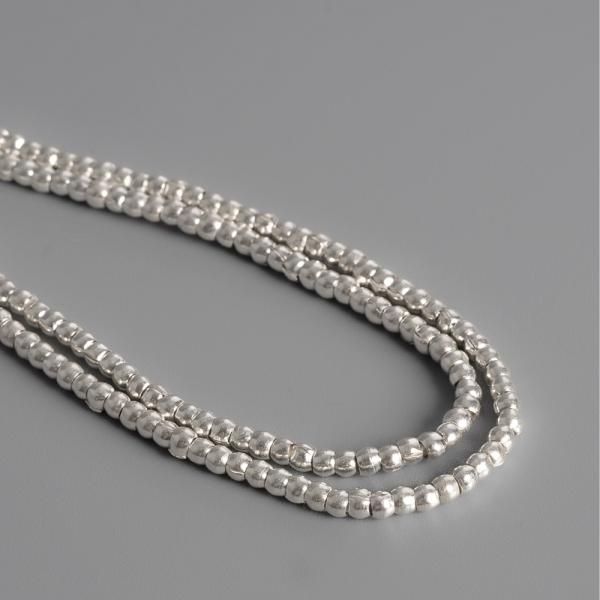 Minikor�lky 2,2x1,4mm Ag925 strieborn� 20ks