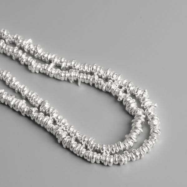 Minikor�lky 3,1x1,2mm Ag925 strieborn� 5 ks