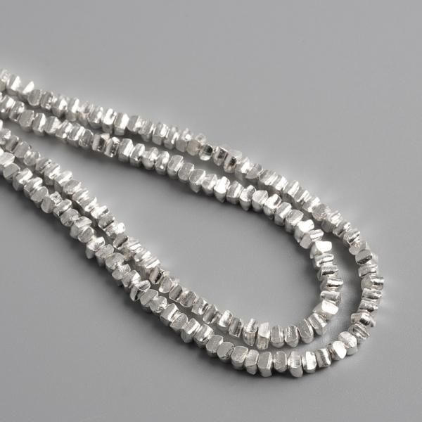 Minikor�lky 3,3x2mm Ag925 strieborn� 5ks