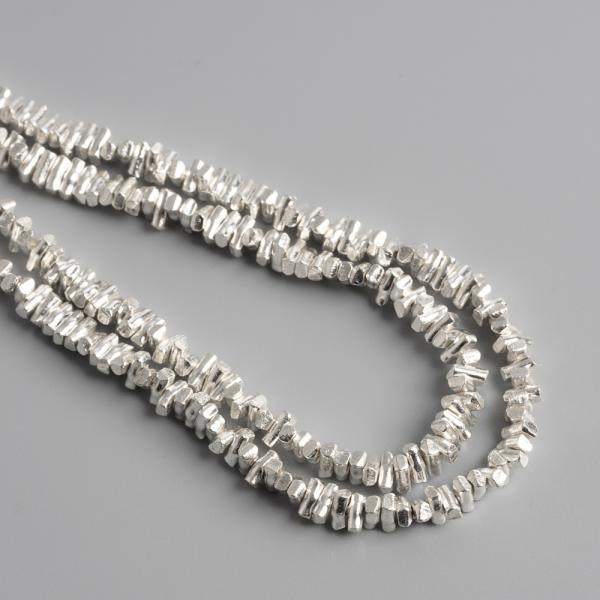 Minikor�lky 4,8x1,2mm Ag925 strieborn� 5ks