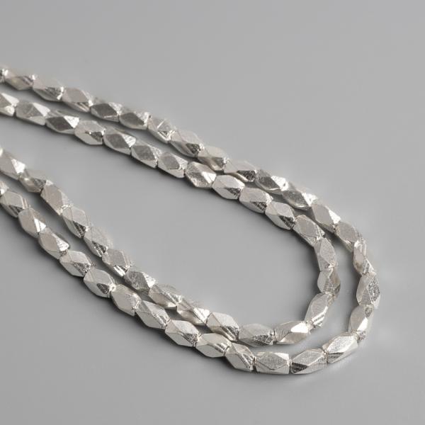 Minikor�lky 2,5x4,4mm Ag925 strieborn� 2 ks