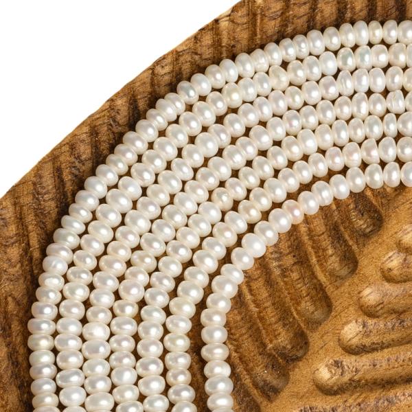 Perly rie�ne kor�lky 5x3mm rondelky A kvalita �n�ra