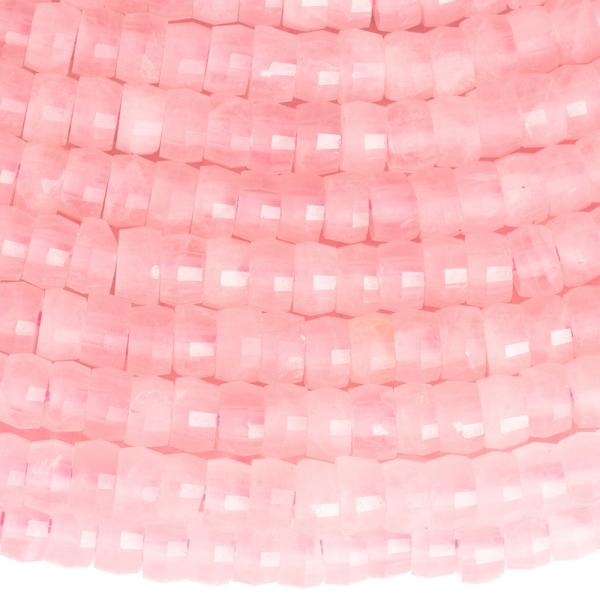 Ru�en�n kor�lky 4x2,5mm heishi br�sen� pol�n�ra