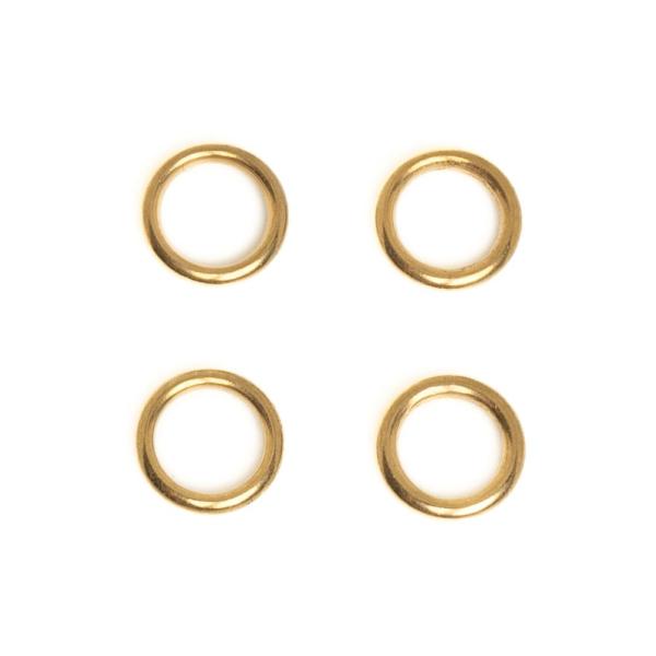Kr��ky spojovacie zatvoren� 5mm zlat� nerez 4ks(ion plating)
