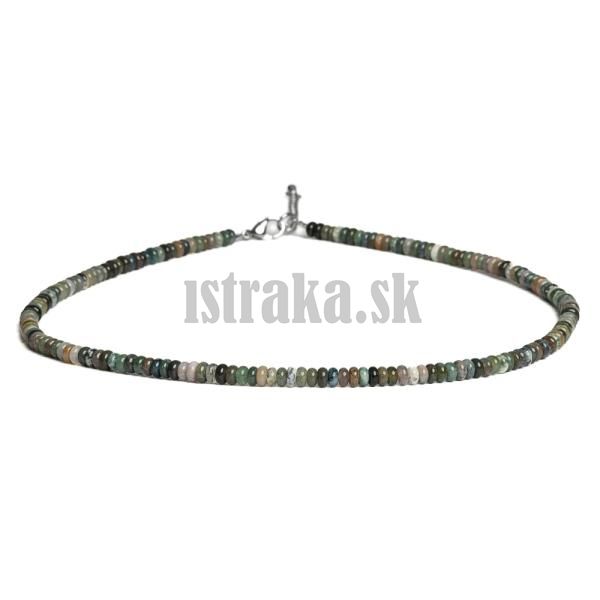 Nhrdelnk choker rondelky 4x2mm acht indick