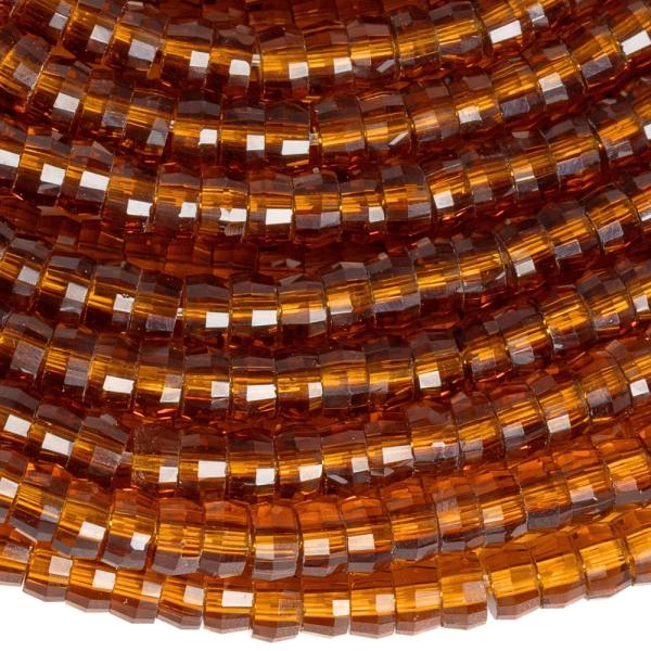 Hessonit kor�lky 4x2,5mm heishi br�sen� pol�n�ra