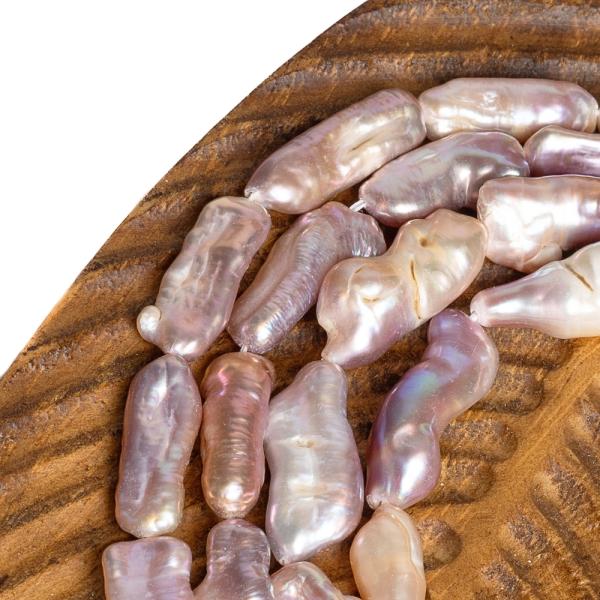 Perly rie�ne kor�lky 20-30 mm podlhovast� nepravideln� mix farieb �n�ra