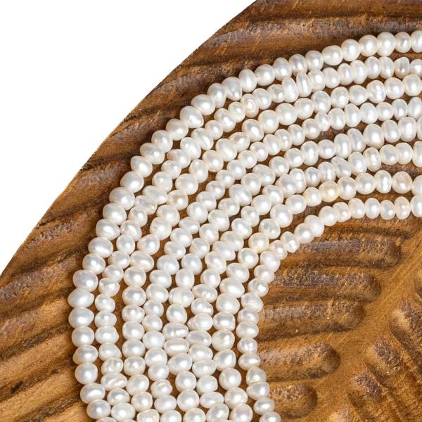 Perly rie�ne kor�lky 4x3 mm �n�ra