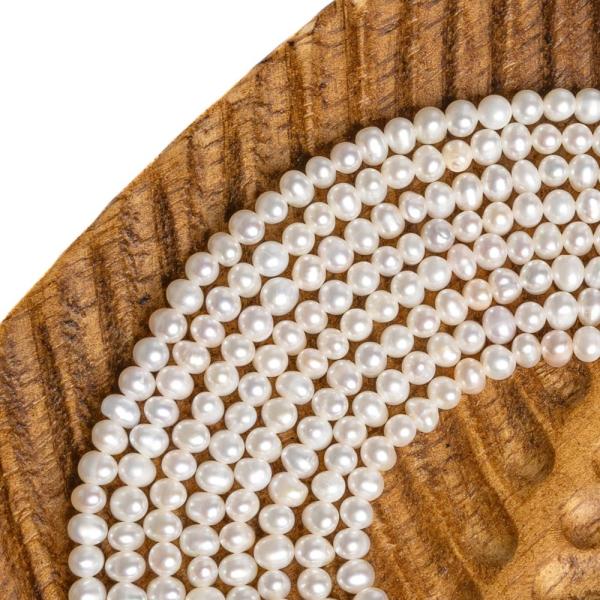 Perly rie�ne kor�lky 4x3 mm �n�ra