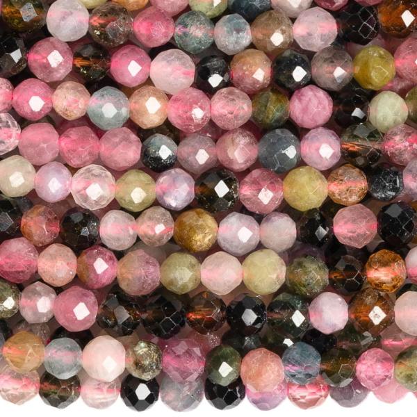 Turmal�n mix farieb kor�lky 3mm br�sen� �n�ra