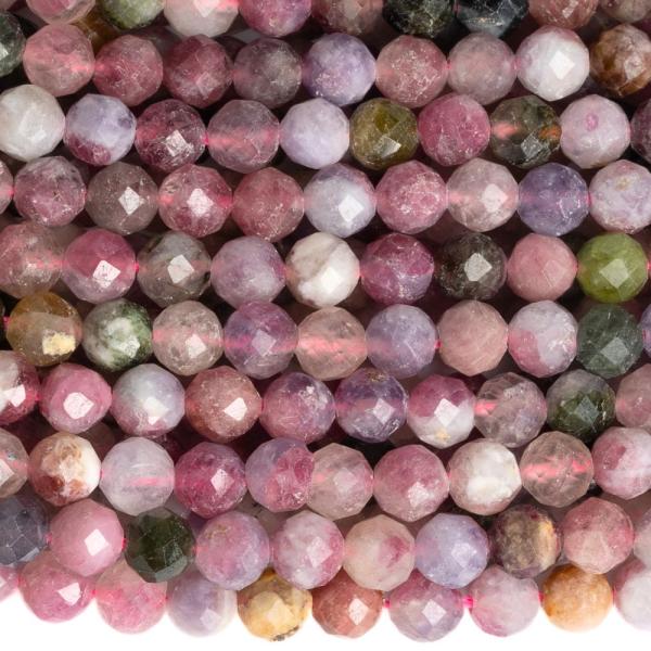 Turmal�n mix farieb kor�lky 4mm br�sen� �n�ra