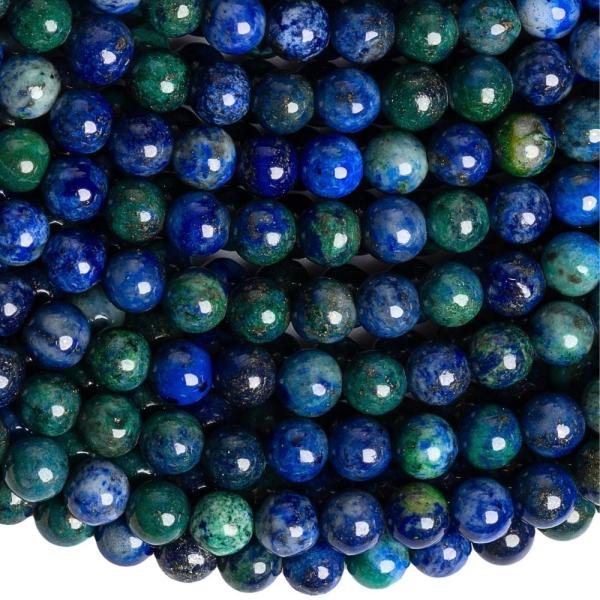 Lapis lazuli a chryzokol kor�lky 4,5mm �n�ra