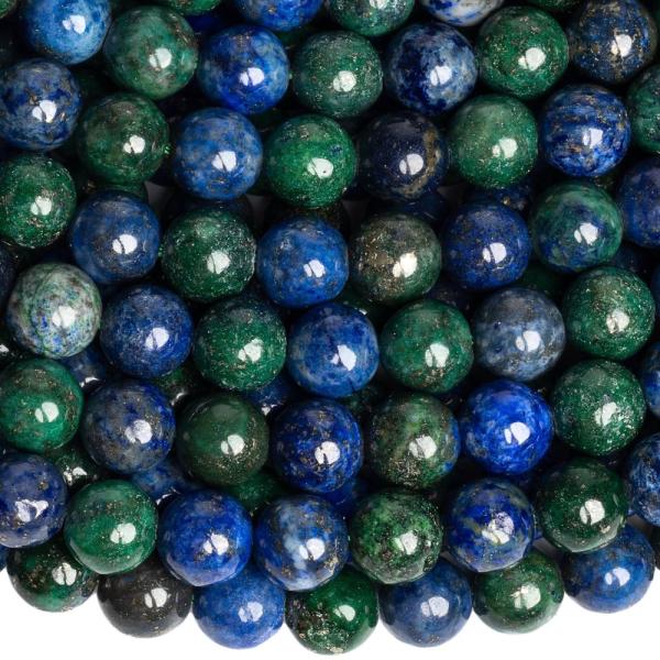 Lapis lazuli a chryzokol kor�lky 8mm �n�ra
