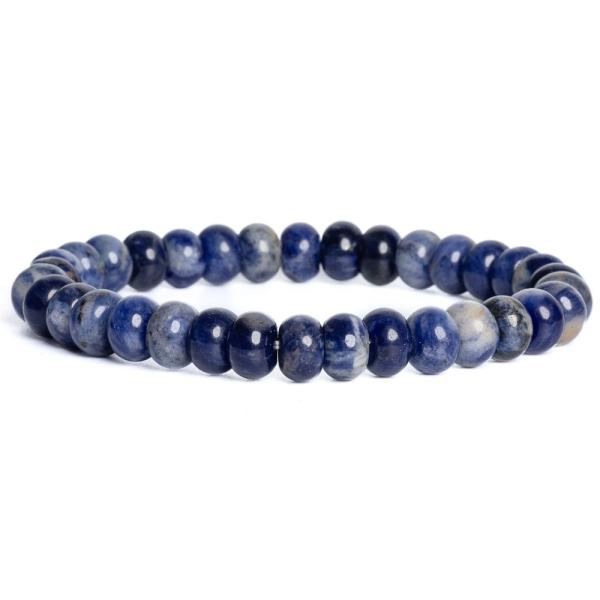N�ramok sodalit  6x8mm tu�n� rondelky