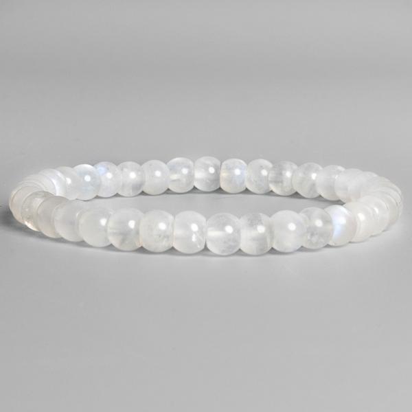 N�ramok mesa�n� kame� biely 4x6mm tu�n� rondelky