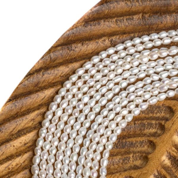 Perly rie�ne kor�lky 2,5x3,5mm podlhovast� A kvalita �n�ra