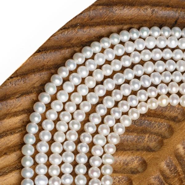 Perly rie�ne kor�lky 4x4,5mm A kvalita �n�ra