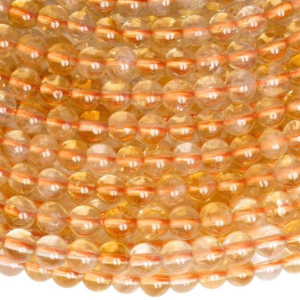 Citr�n kor�lky 4mm pol�n�ra - mix velkost�