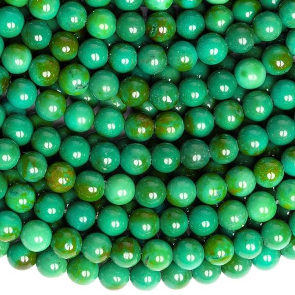 Tyrkenit kor�lky 4mm zelen� �n�ra