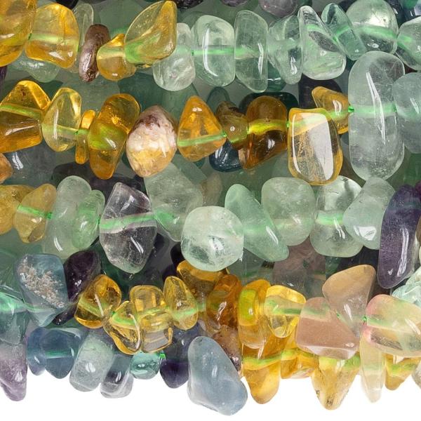 Fluorit kor�lky 4x7mm zlomky �n�ra