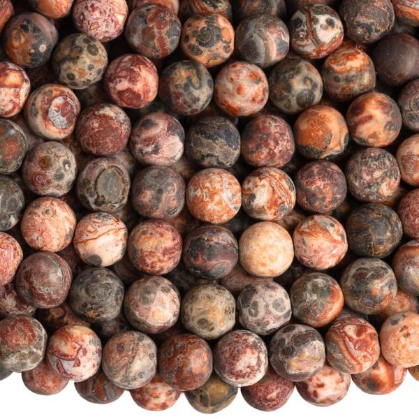 Jaspis leopard� kor�lky 6mm matn� �n�ra