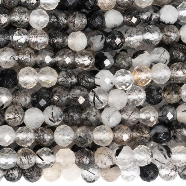 Kri�t� s turmal�nom kor�lky 3mm br�sen� �n�ra