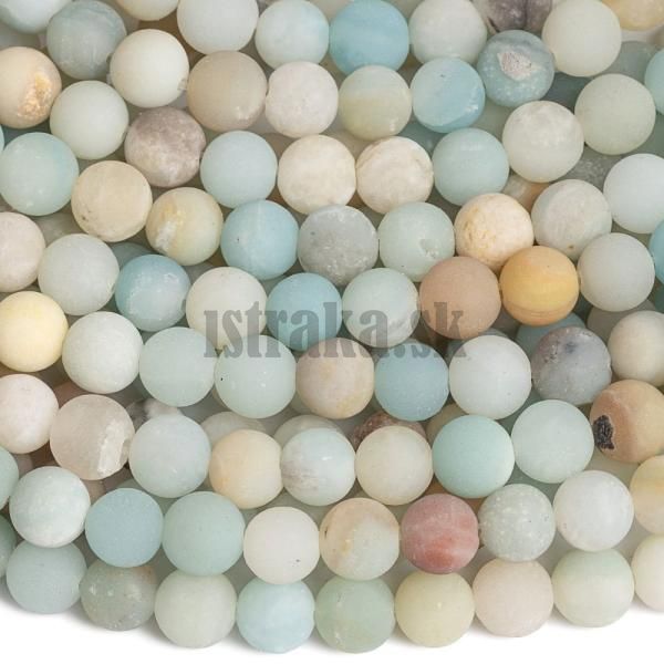 Amazonit korlky 6mm matn nra