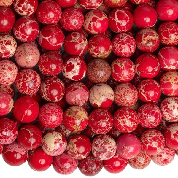 Jaspis regalit kor�lky 8,5mm �erven� �n�ra