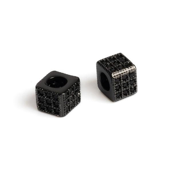 Kocka kor�lka �ierna s �iernymi zirk�nmi