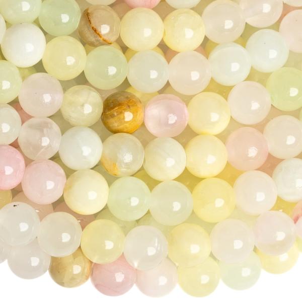 Jadeit kor�lky 8mm mix farieb �n�ra