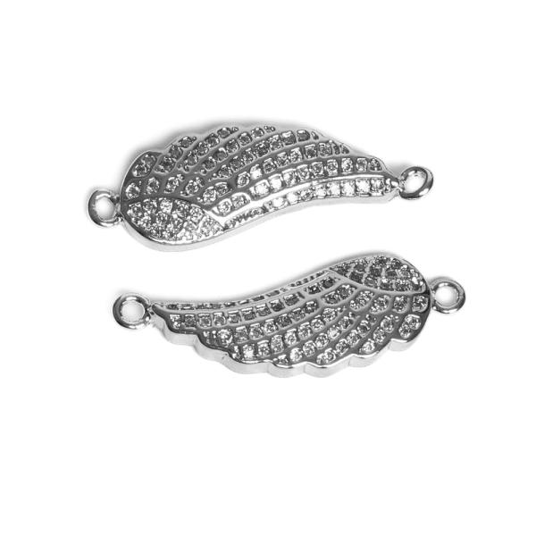 Kr�dlo medzikus v��� strieborn� s bielymi zirk�nmi