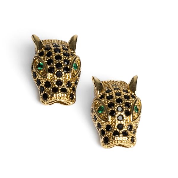 Leopard kor�lka zlat� s �iernymi zirk�nmi