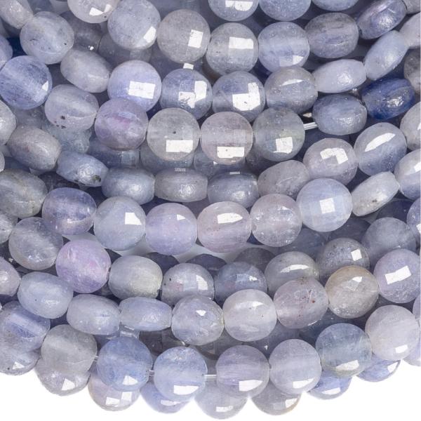 Tanzanit kor�lky 4mm penia�tek pol�n�ra