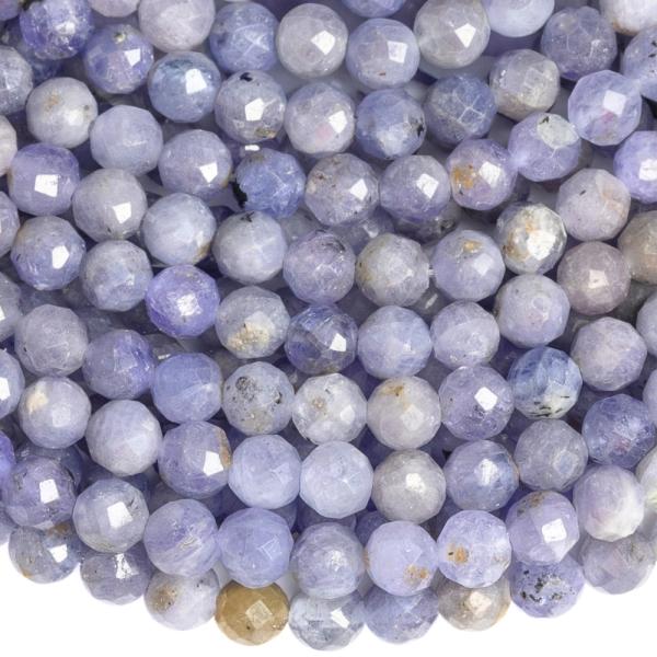 Tanzanit kor�lky 4mm br�sen� pol�n�ra