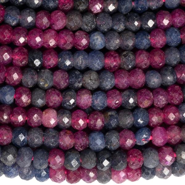 Rub�n + zaf�r kor�lky 3x2mm rondelky br�sen� �n�ra