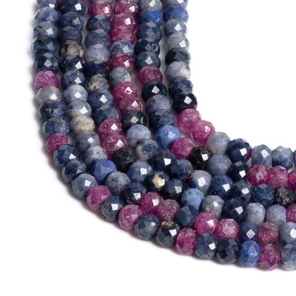 Rub�n + zaf�r kor�lky 3x2mm rondelky br�sen� �n�ra