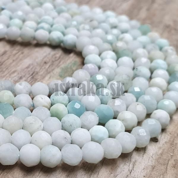Larimar korlky 4mm brsen polnra
