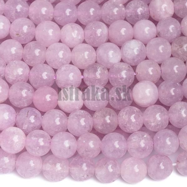 Ametyst lavender korlky 6,5mm polnra