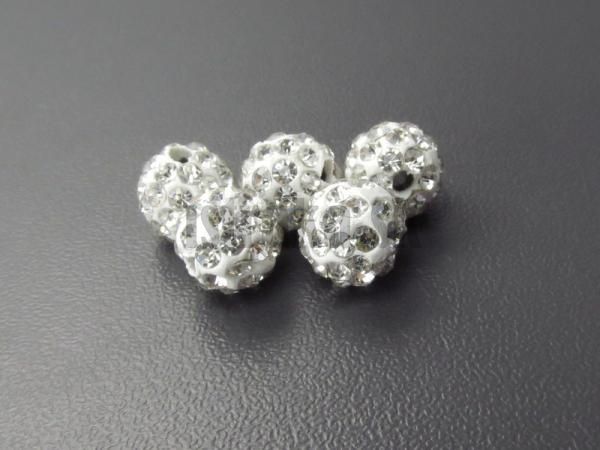 Shamballa korlka 8mm ra crystal 1ks