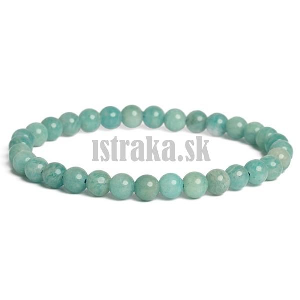 Nramok amazonit 6mm tyrkysov AAA kvalita