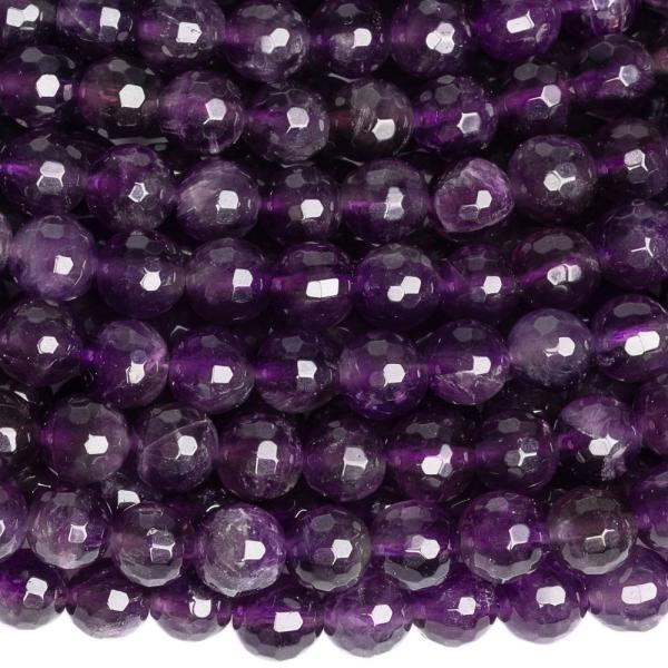 Ametyst kor�lky 6mm br�sen� �n�ra