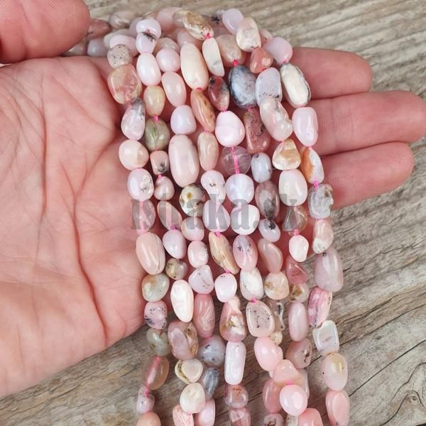 ruzovy-opal-nugety-koralky-prirodne