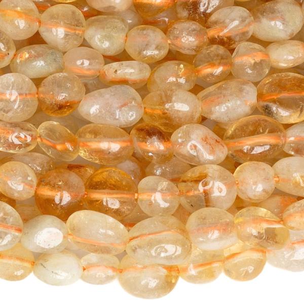 Citr�n neprieh�adn� kor�lky nugety 8x6mm �n�ra