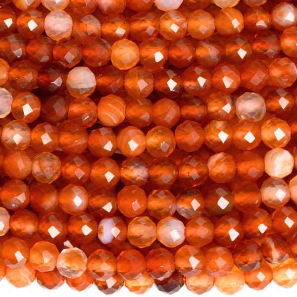 Karneol kor�lky 3mm br�sen� �n�ra