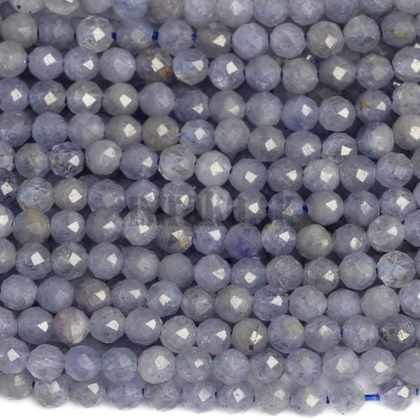 Tanzanit korlky 2,5mm brsen nra