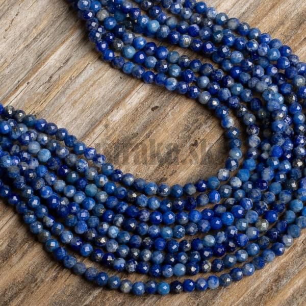 Lapis lazuli korlky 2,2mm brsen nra